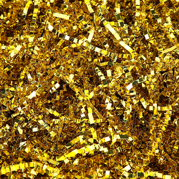 Brilliant Gold Crinkle Paper, 1 LB. Bag